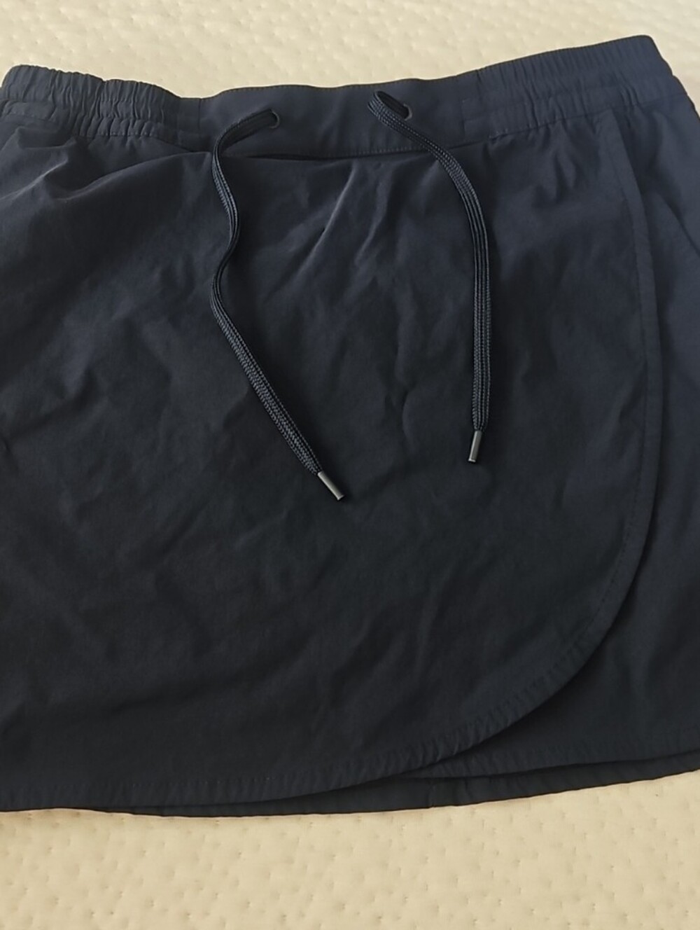 Eddie Bauer Navy Blue Drawstring Active Skort (S)